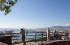 Uitzicht op de haven van Málaga