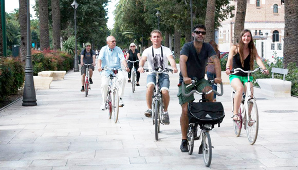 Fietsen Malaga stadstour