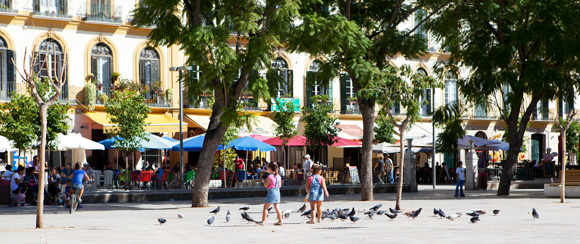 Vakantie Malaga - herfst plein