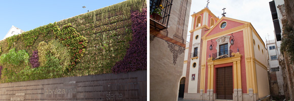 Straatje Malaga bij de oude muur
