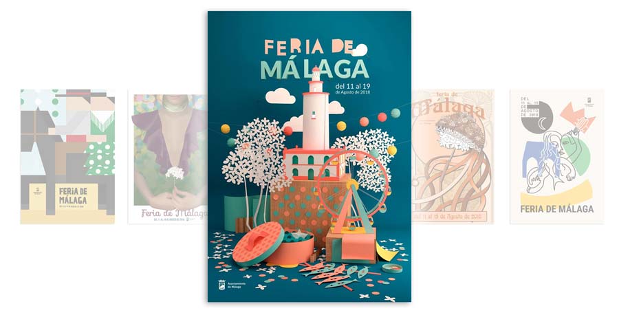 Feria de malaga 2018 poster