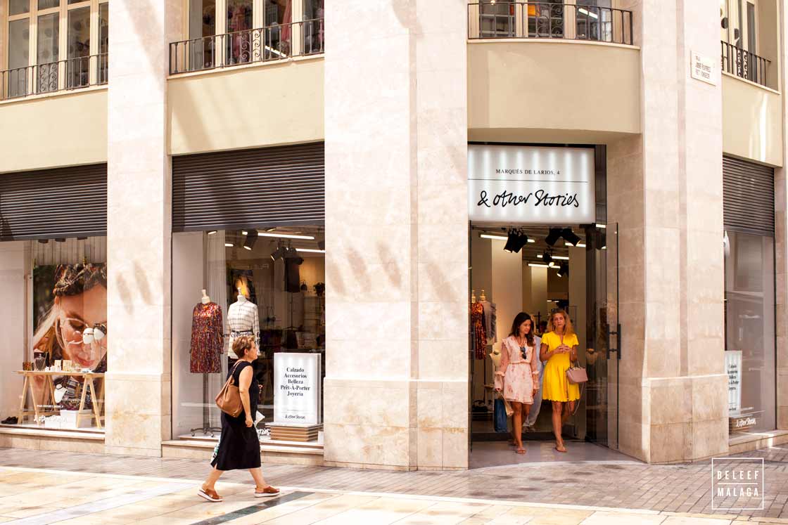 Arena hart knelpunt Kledingwinkels in Málaga, de favoriete winkels van Jacqueline