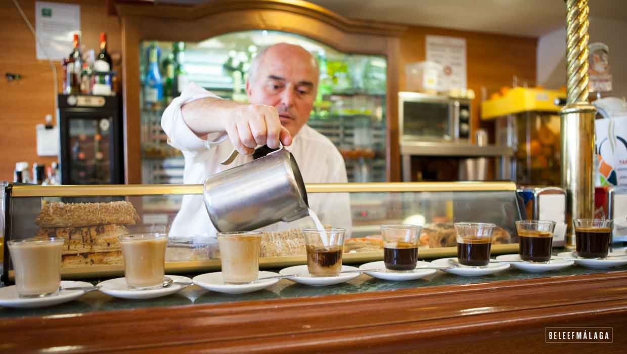 Koffie in Malaga