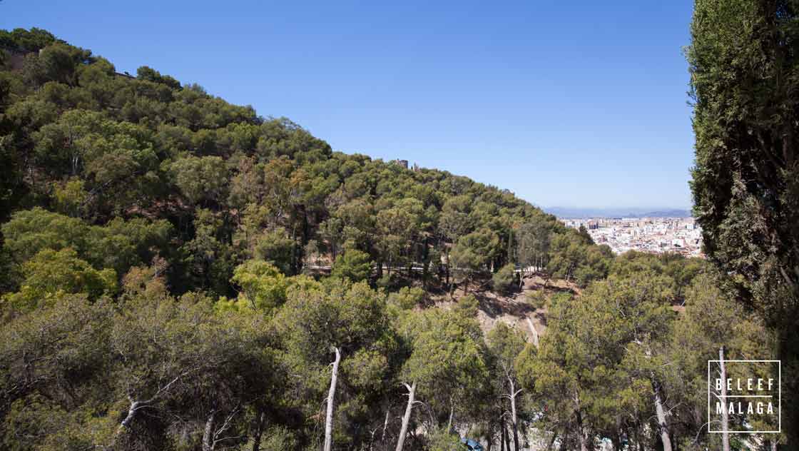 Malaga Gibralfaro - wandelen Malaga