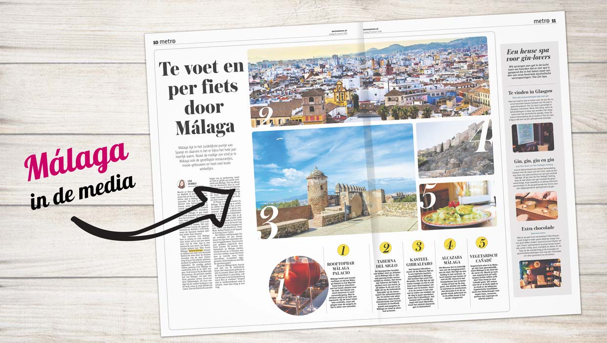Málaga in de media: Metro Nieuws over Málaga