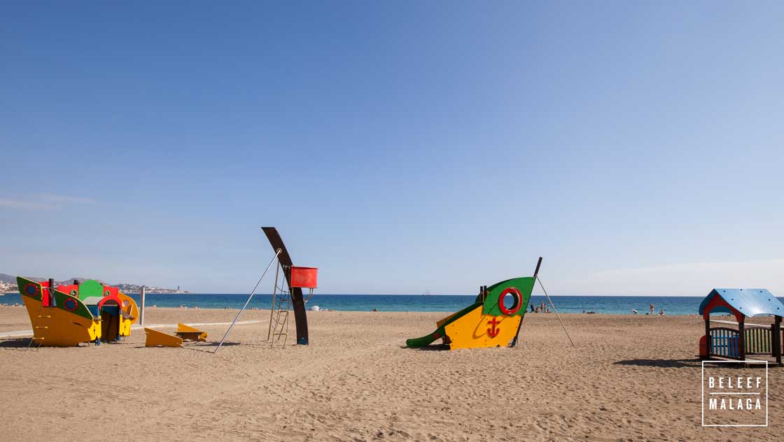 Malaga met kinderen strand