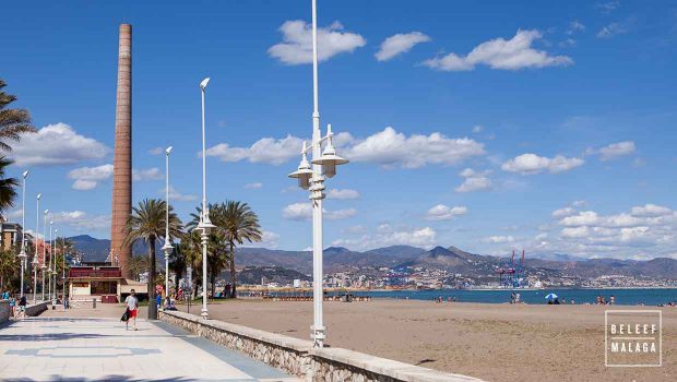 Malaga toren strand