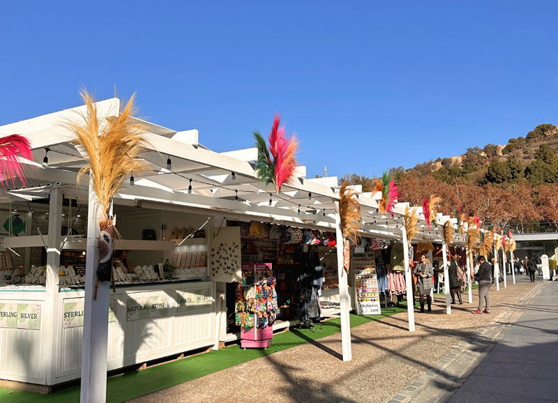 Malaga winter markt