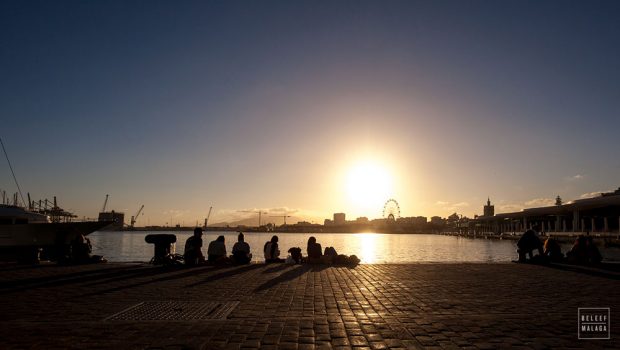 Mooiste zonsondergang Malaga