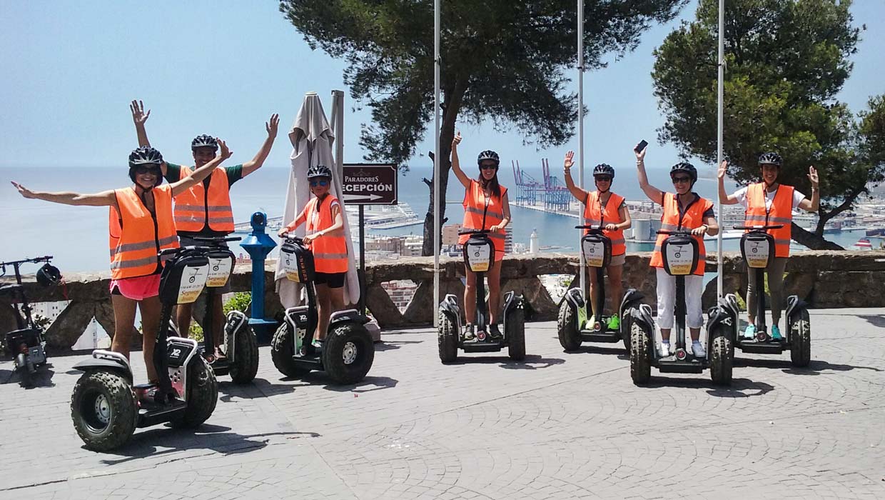 Malaga segway tours met gids