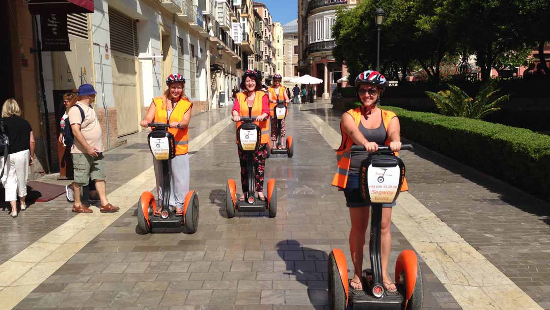 Malaga segway tours met gids