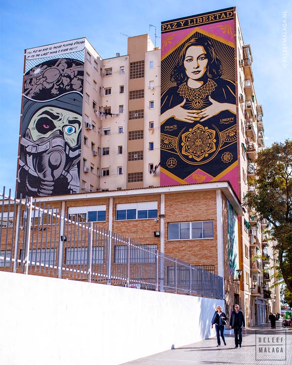 Soho Malaga wijk streetart