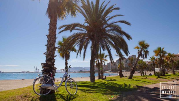 Strand Malaga - fietsen