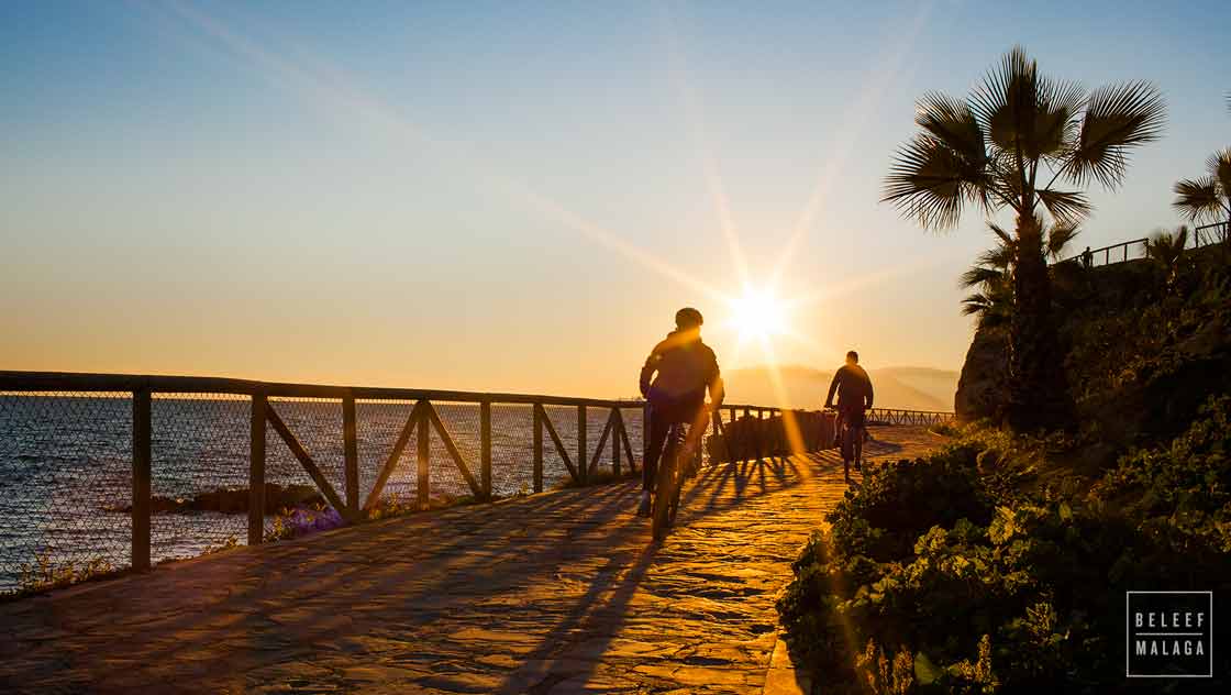 Malaga winter - fietsen en citytrip